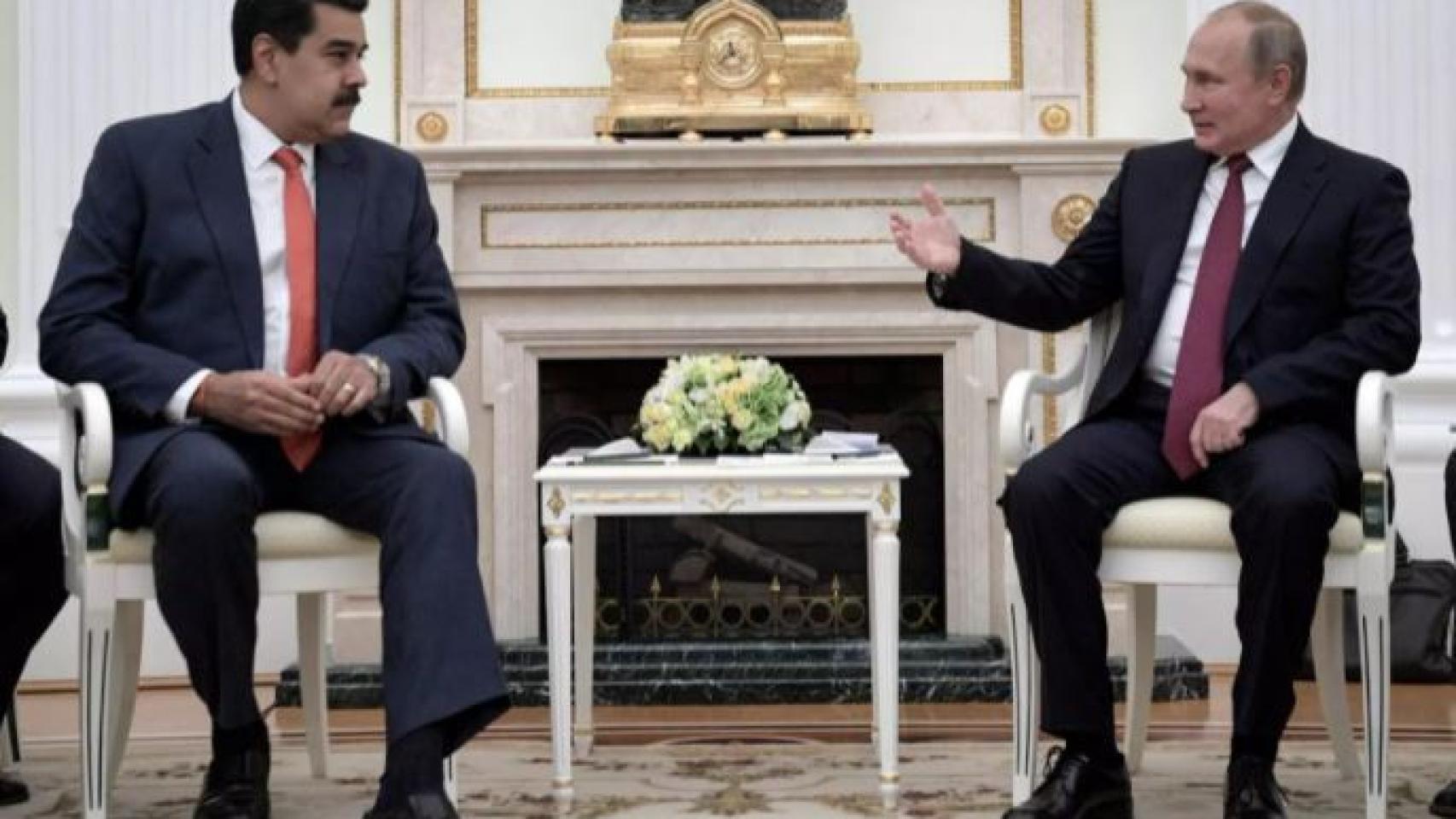 Vladimir Putin y Nicolás Maduro.