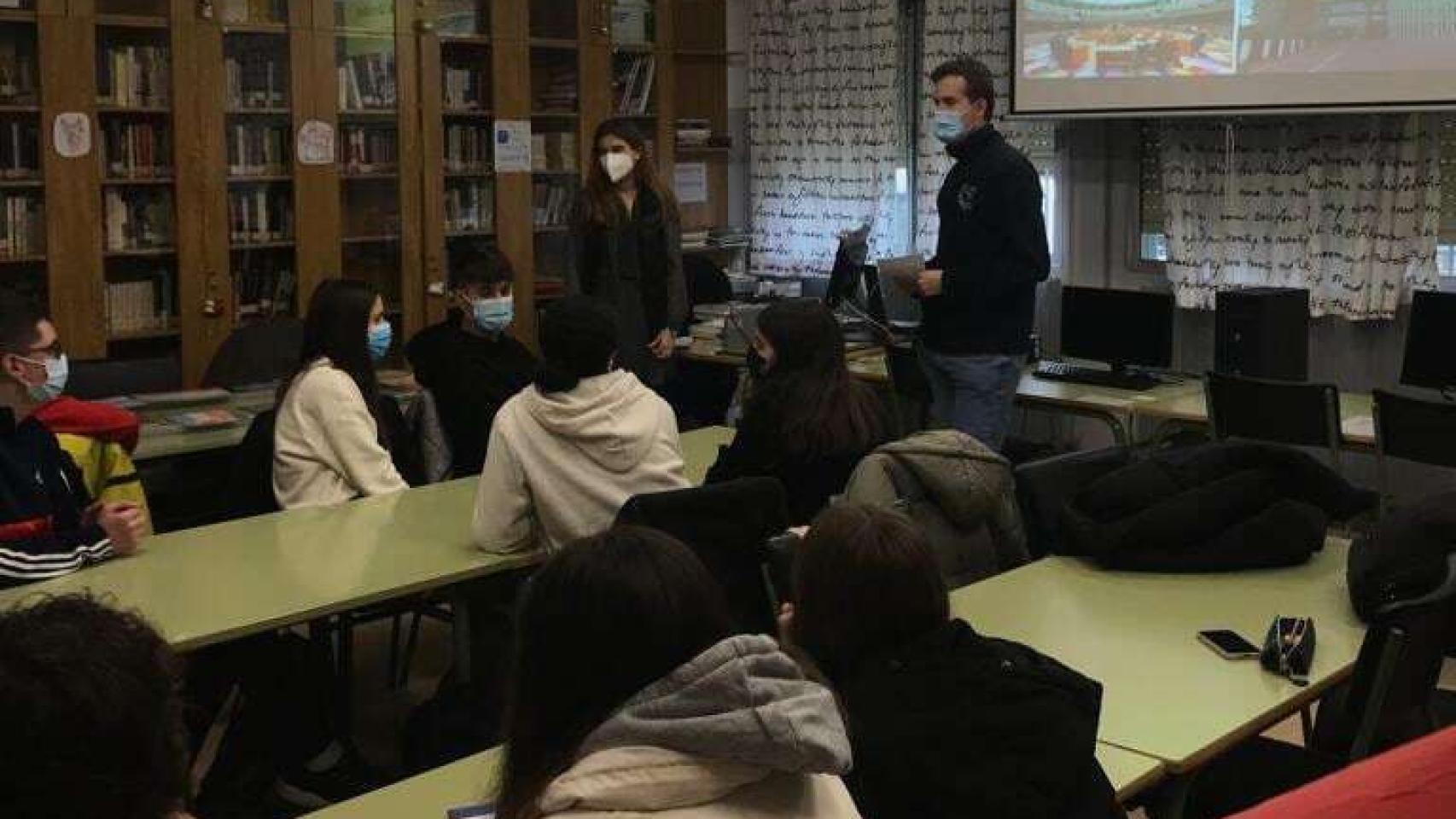 Alumnos en clase