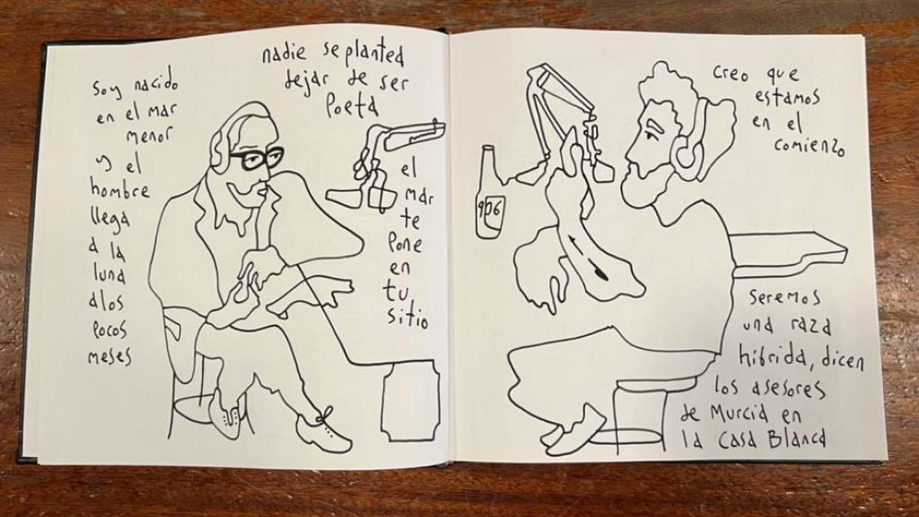 El Sentido de La Birra ilustrado en directo por Pedro Strukelj