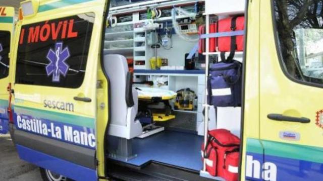 Una UVI móvil del Servicio de Salud de Castilla-La Mancha (SESCAM).