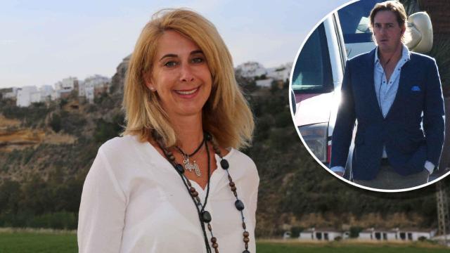 Carmen Janeiro y su pareja sentimental, Luis Masaveu, en montaje de EL ESPAÑOL.