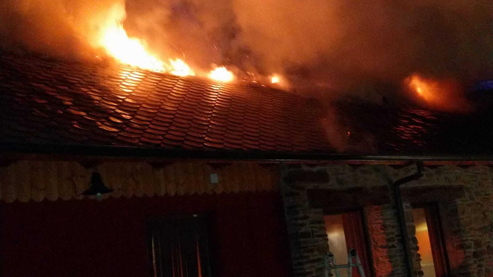 Incendio en Lombillo