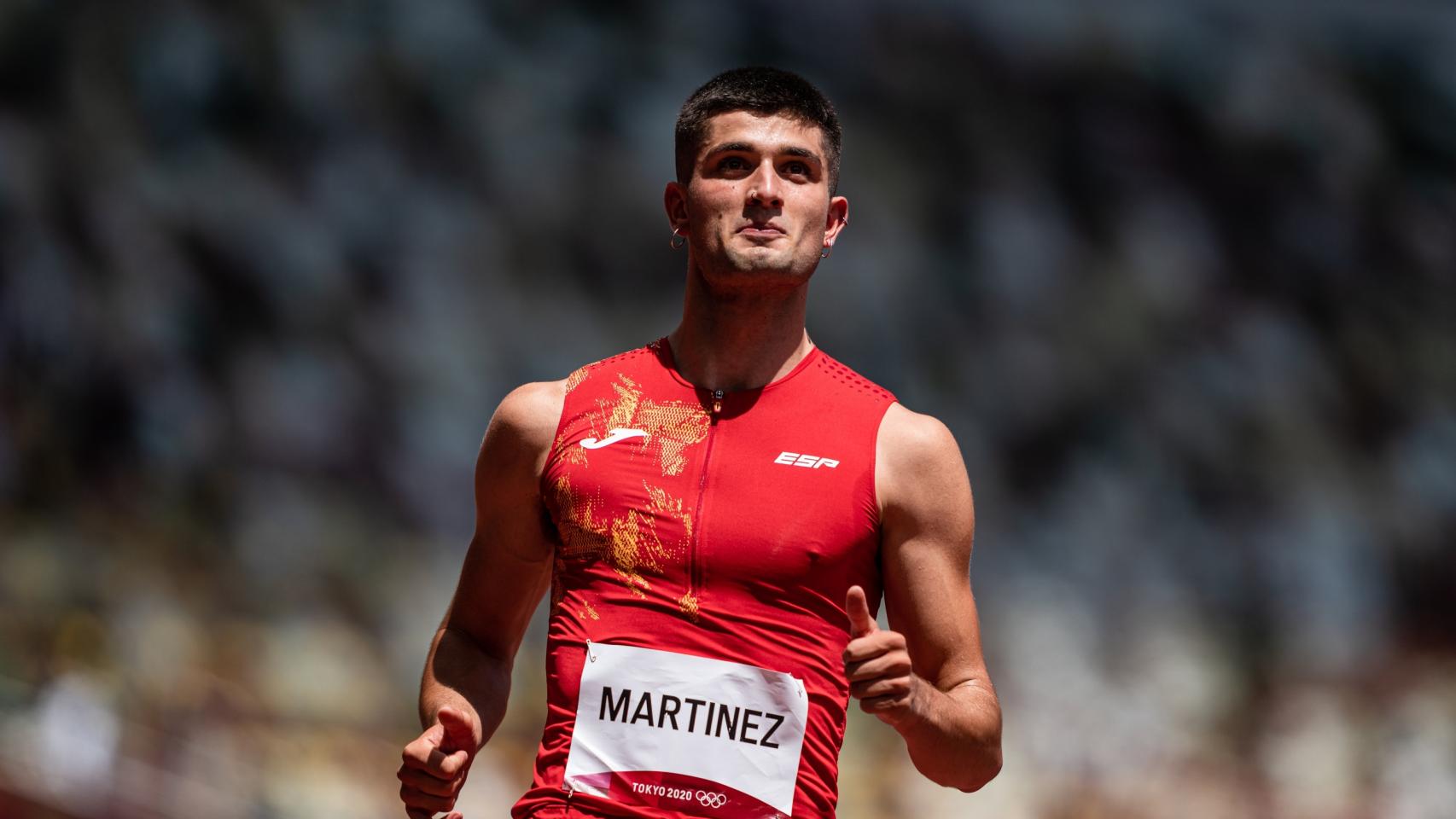 Asier Martínez, en los Juegos Olímpicos de Tokio 2020.