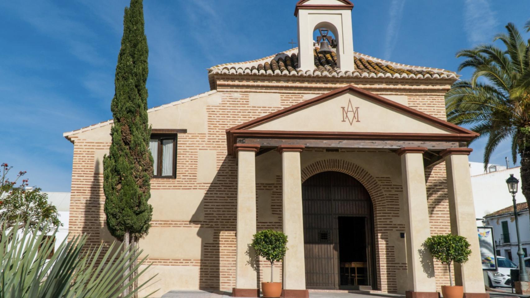 Una foto de la ermita de las Angustias, en Nerja.