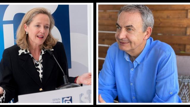 Nadia Calviño y José Luis Rodríguez Zapatero