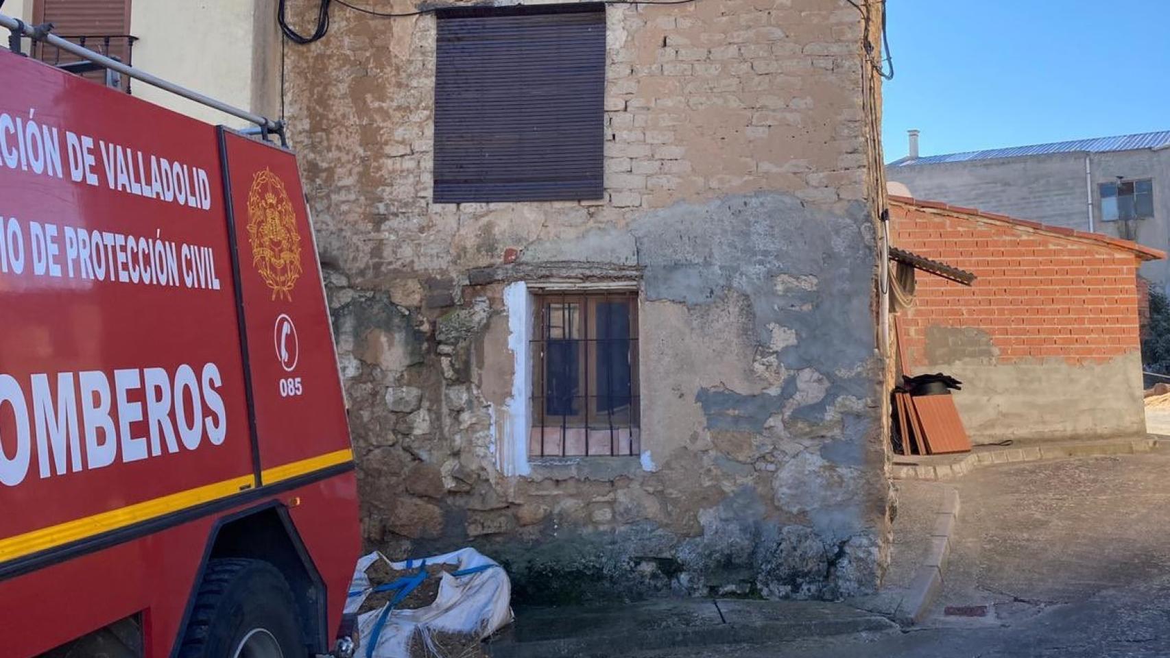 Los Bomberos de Diputación en Villaco
