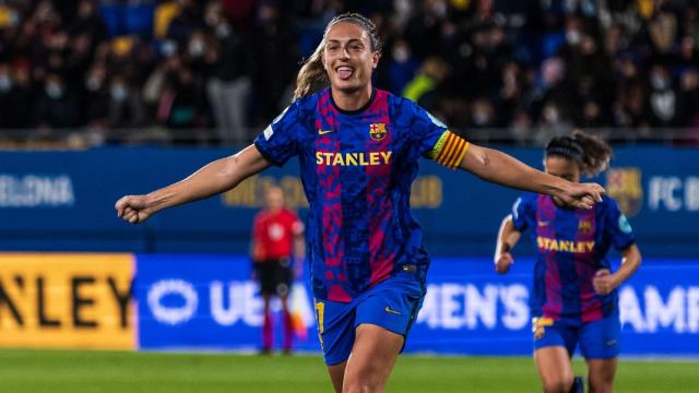 Alexia Putellas, en un partido del Fútbol Club Barcelona Femenino de la temporada 2021/2022