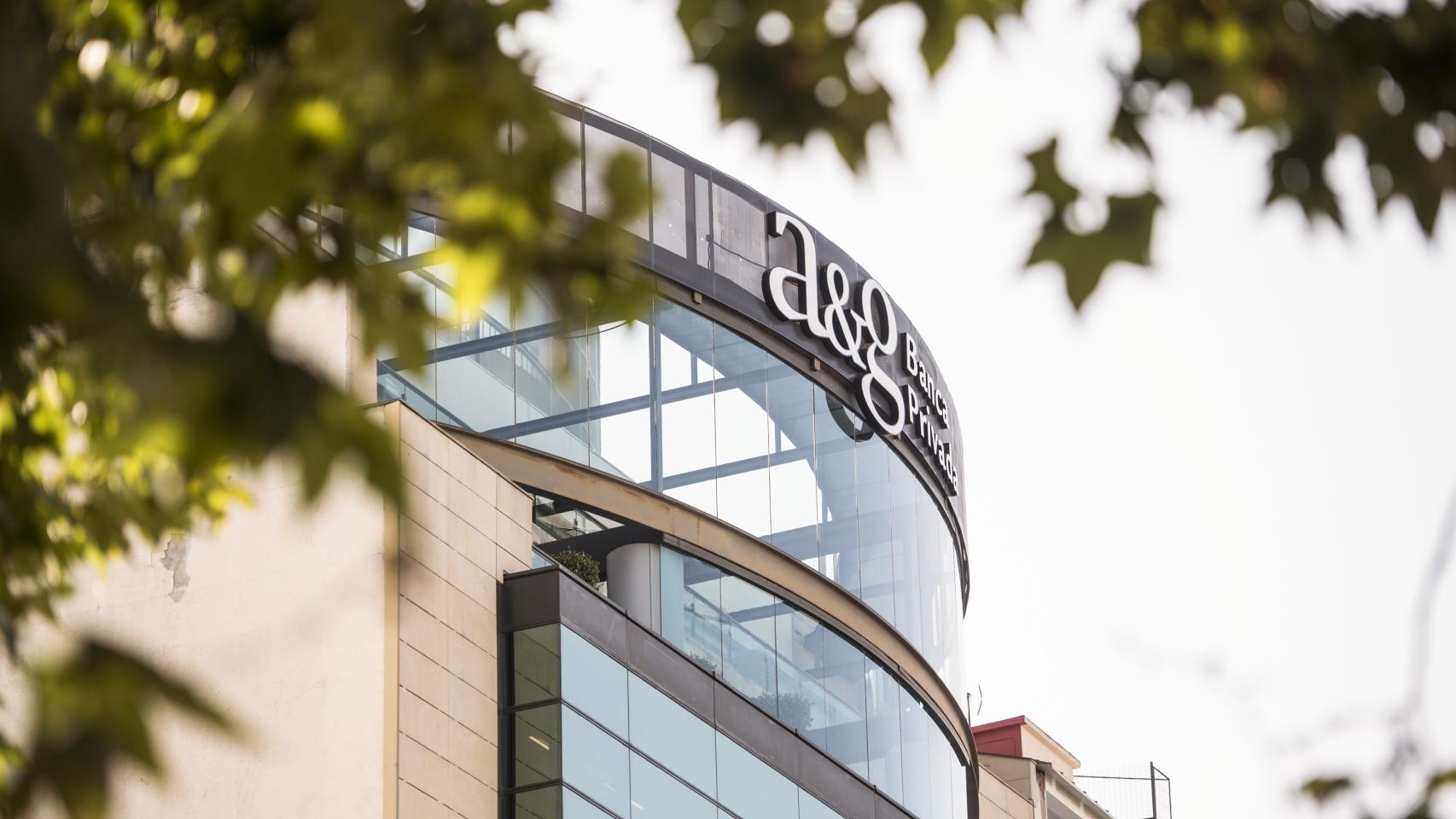 Sede de A&G Banca Privada en el paseo de la Castellana (Madrid).