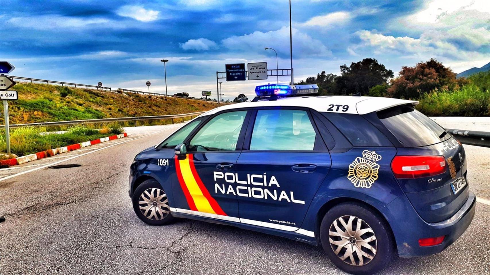 Un coche del cuerpo de Policía Nacional.