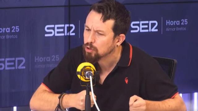 Pablo Iglesias, exvicepresidente del Gobierno, en la Cadena SER.