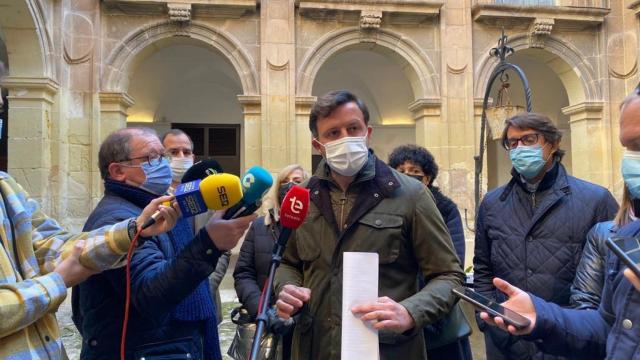 Pablo Ruz, en su intervención este martes en las Clarisas.