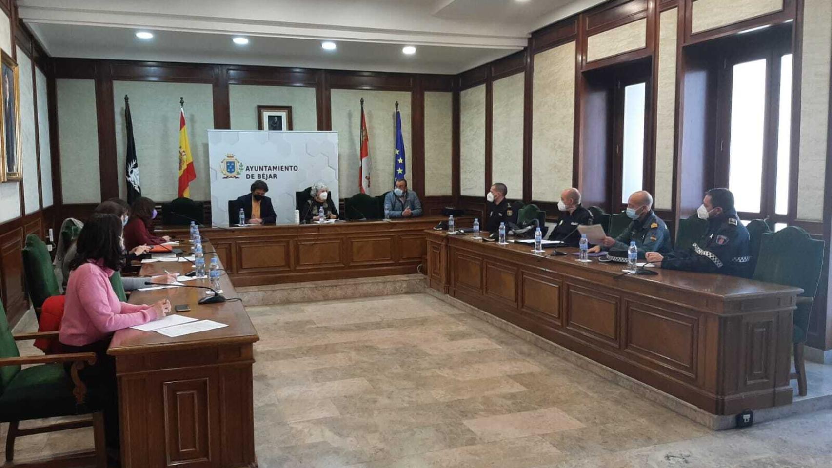 Reunión de la Junta Local de Seguridad de Béjar