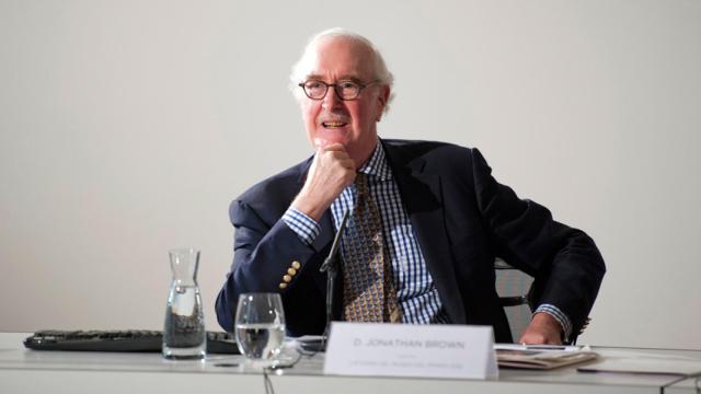 Jonathan Brown, durante una conferencia. Foto: Museo del Prado.