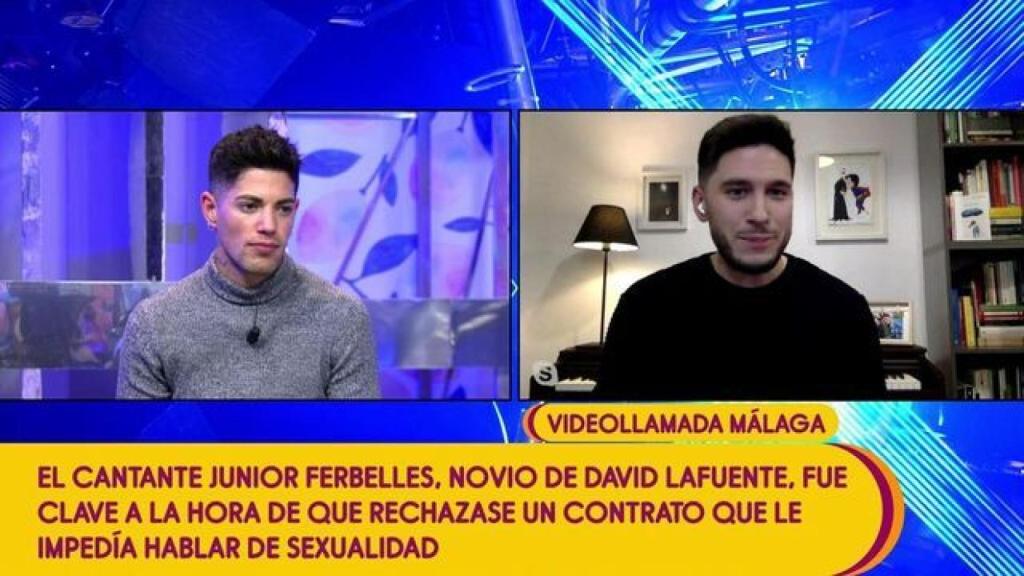 David Lafuente y Junior Ferbelles en 'Sálvame'