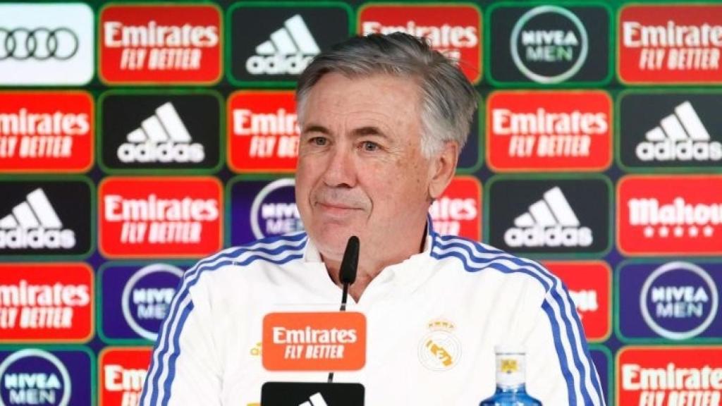 Carlo Ancelotti, en rueda de prensa