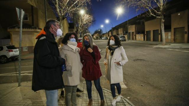 Nuevo alumbrado de Azucaica, en Toledo. Foto: Ayuntamiento de Toledo