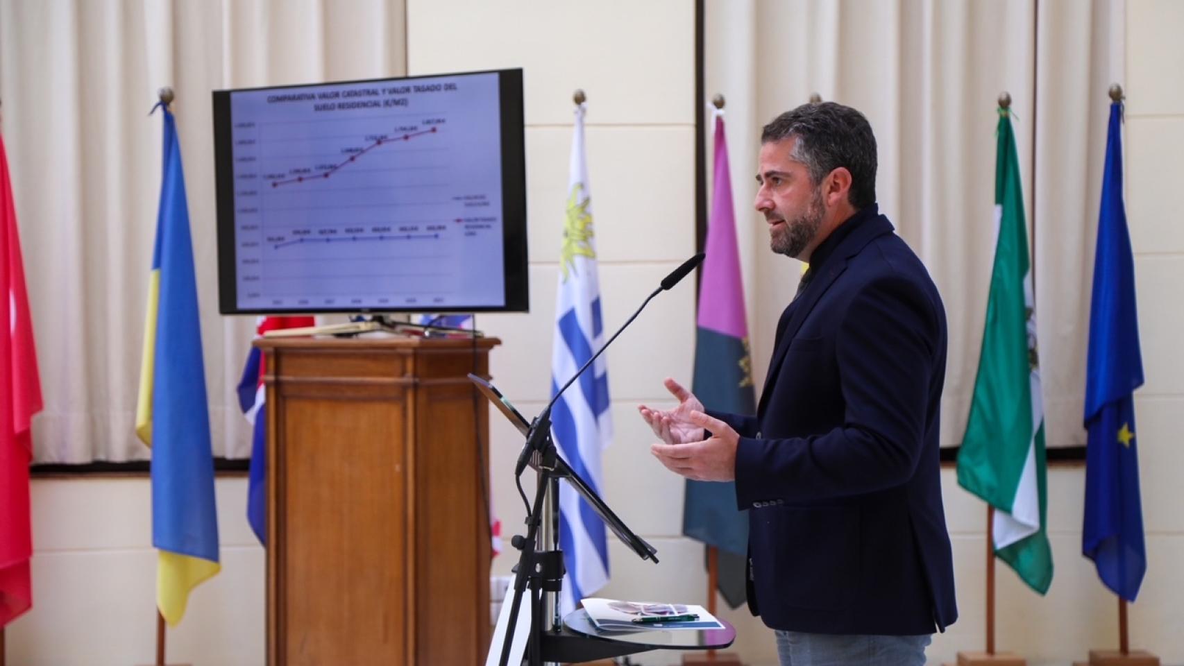 Carlos Conde, concejal de Economía y Hacienda del Ayuntamiento de Málaga.