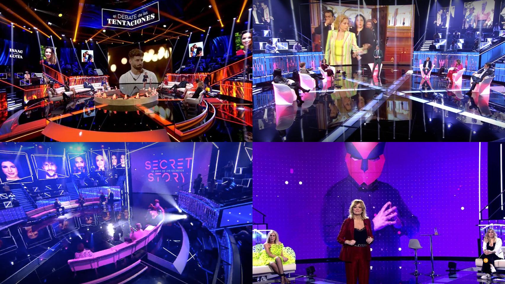 El mismo plató diario de Telecinco.