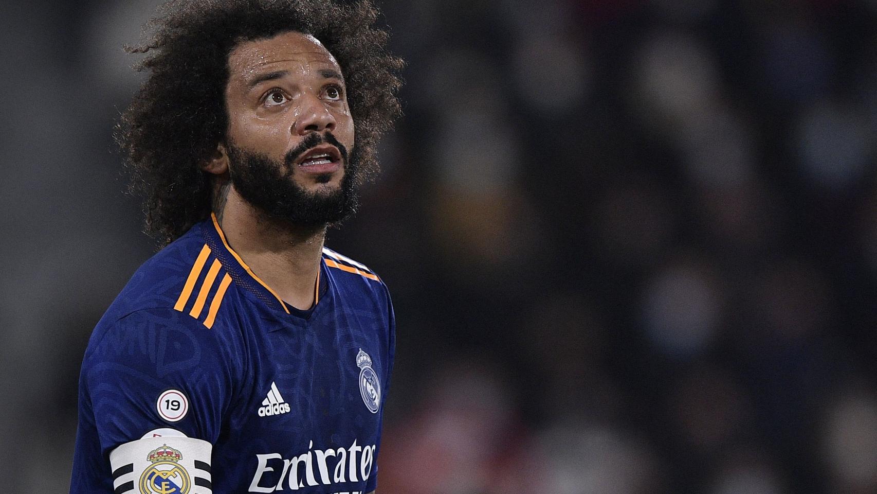 Marcelo, durante el partido de Copa del Rey ante el Elche