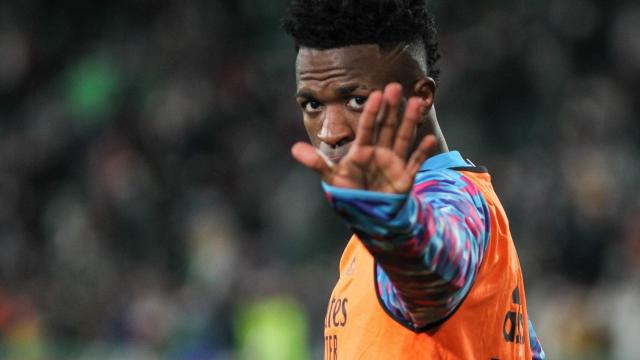 Vinicius Júnior, durante el partido frente al Elche CF.