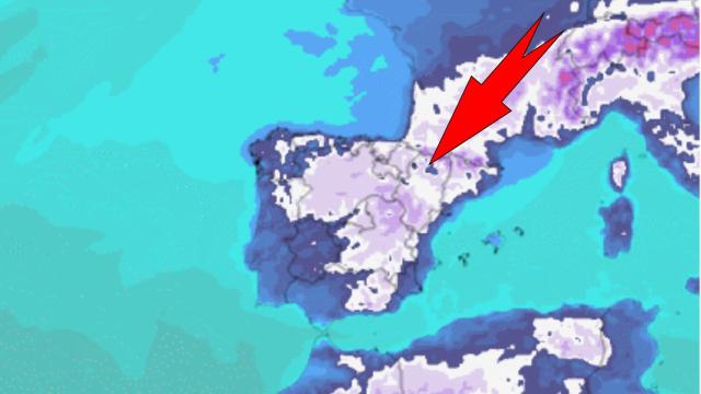 Temperaturas mínimas en España y Europa Occidental en la última semana de enero. AEMET