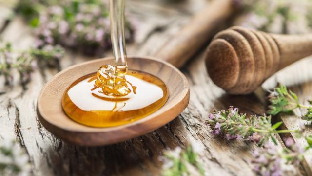 Una cucharada de miel.