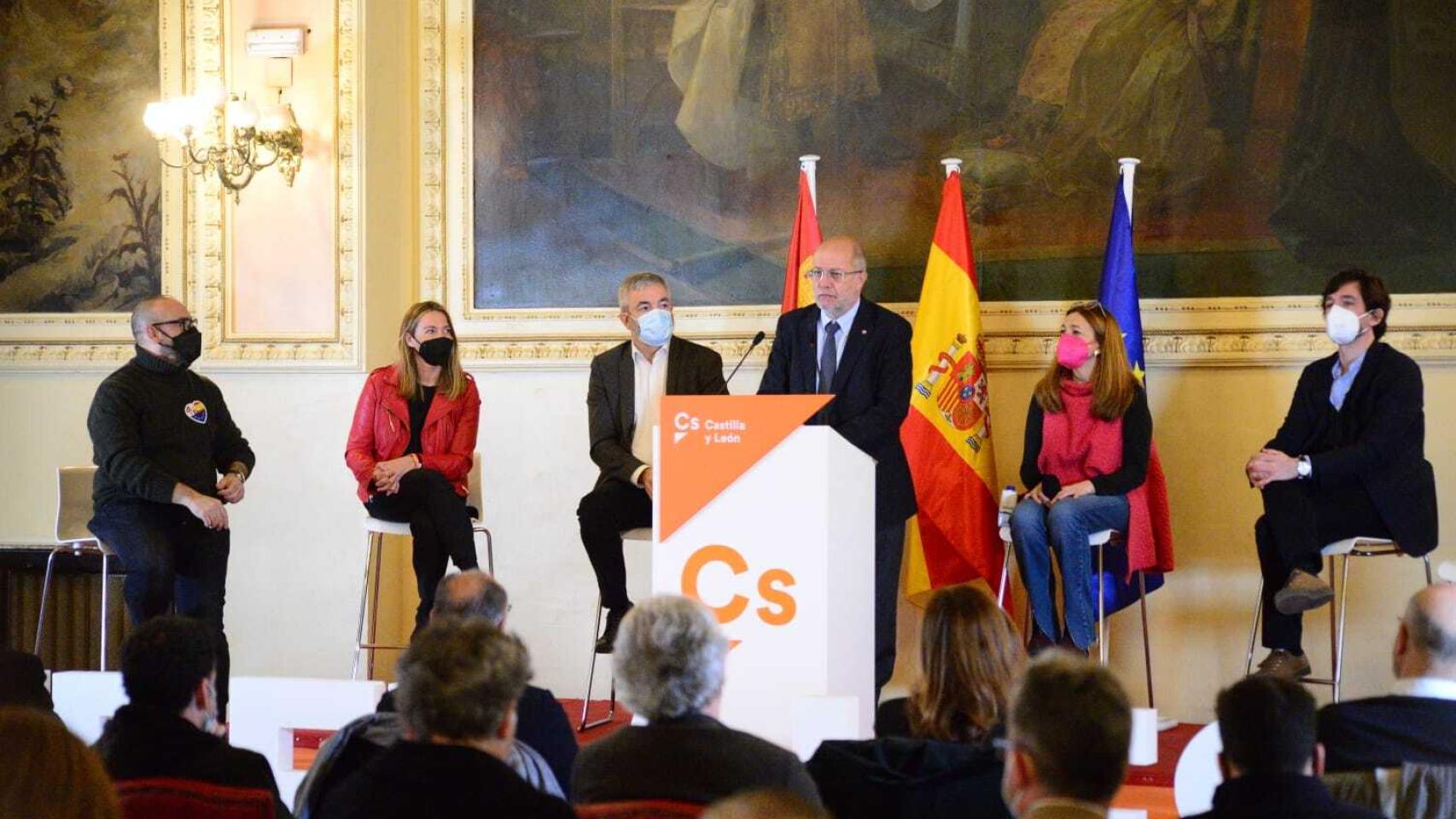 Francisco Igea durante el acto