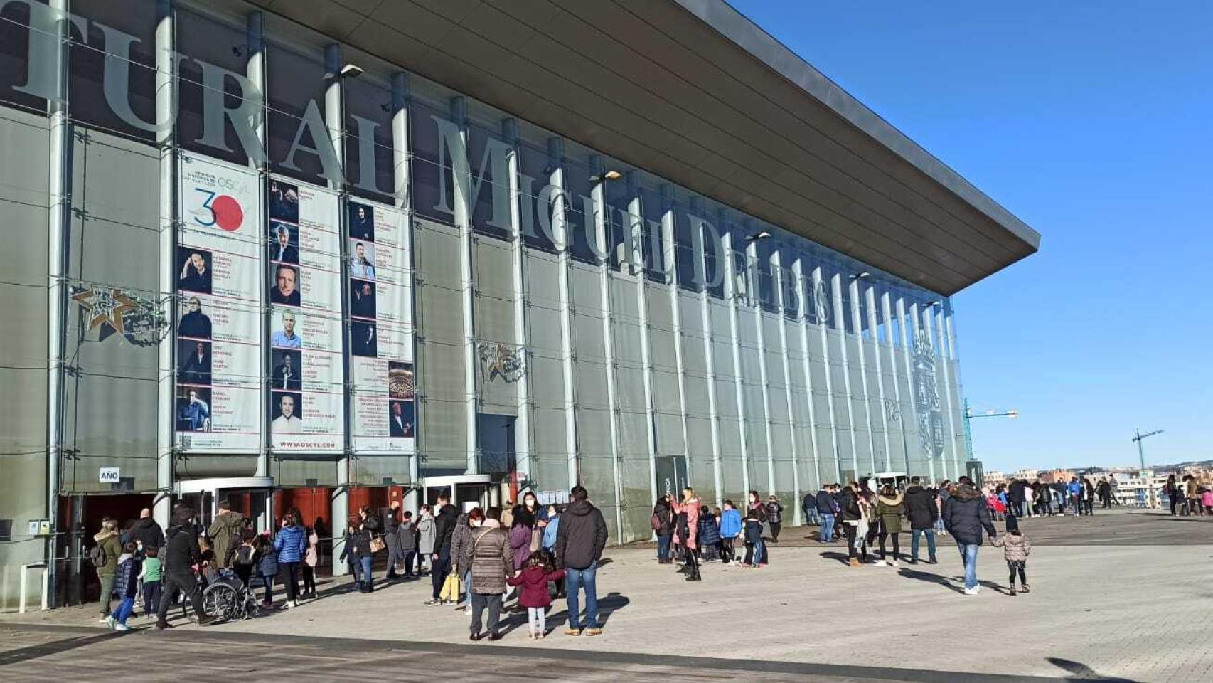 Imagen del Centro Cultural Miguel Delibes y la vacunación infantil