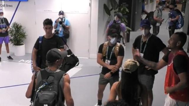 Kyrgios y su conflicto con los preparadores croatas