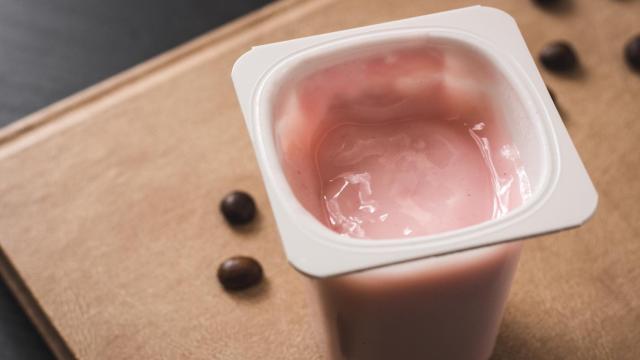 Un yogur de sabores.