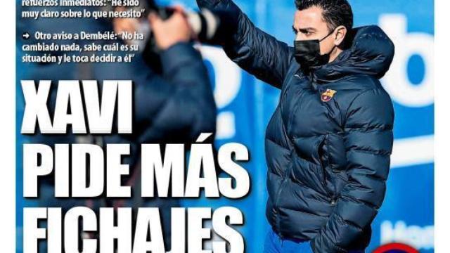 La portada del diario Mundo Deportivo (23/01/2022)
