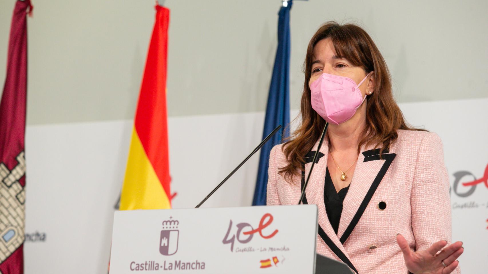 Blanca Fernández, portavoz del Gobierno de Castilla-La Mancha. Foto: JCCM