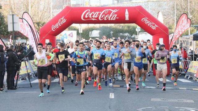 Carrera de ‘Coruña Corre’ en Matogrande en una edición anterior.