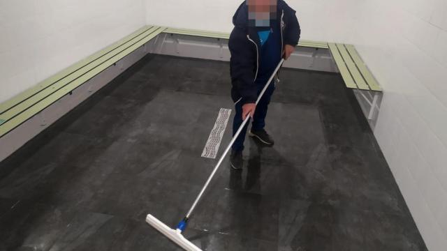 Problemas en los vestuarios de los campos de Visma.