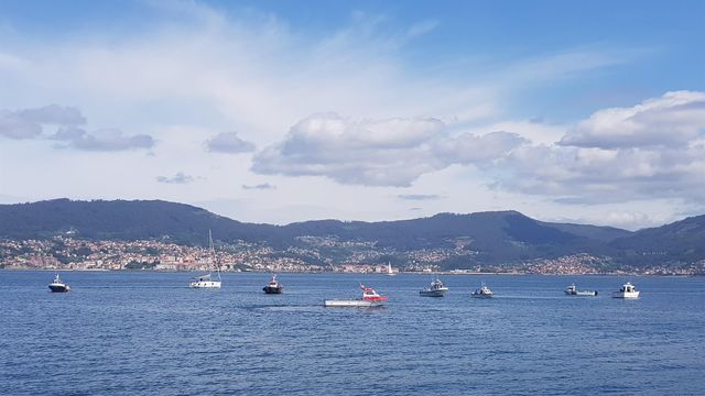 Barcos de la flota artesanal gallega.