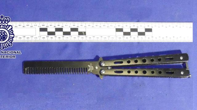 Imagen del objeto incautado por la Policía Nacional