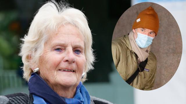 Claire Liebaert, la madre de Iñaki Urdangarin, en montaje de EL ESPAÑOL junto a hijo.