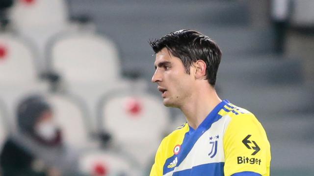 Álvaro Morata, con la Juventus