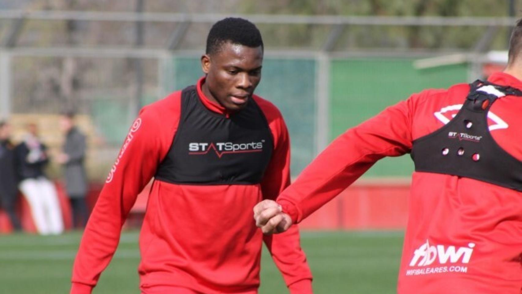 Dani Ndi en etapa en el RCD Mallorca.