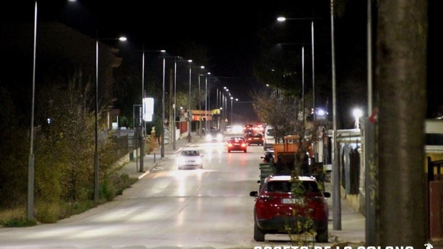 La avenida de la Constitución de La Solana (Ciudad Real).