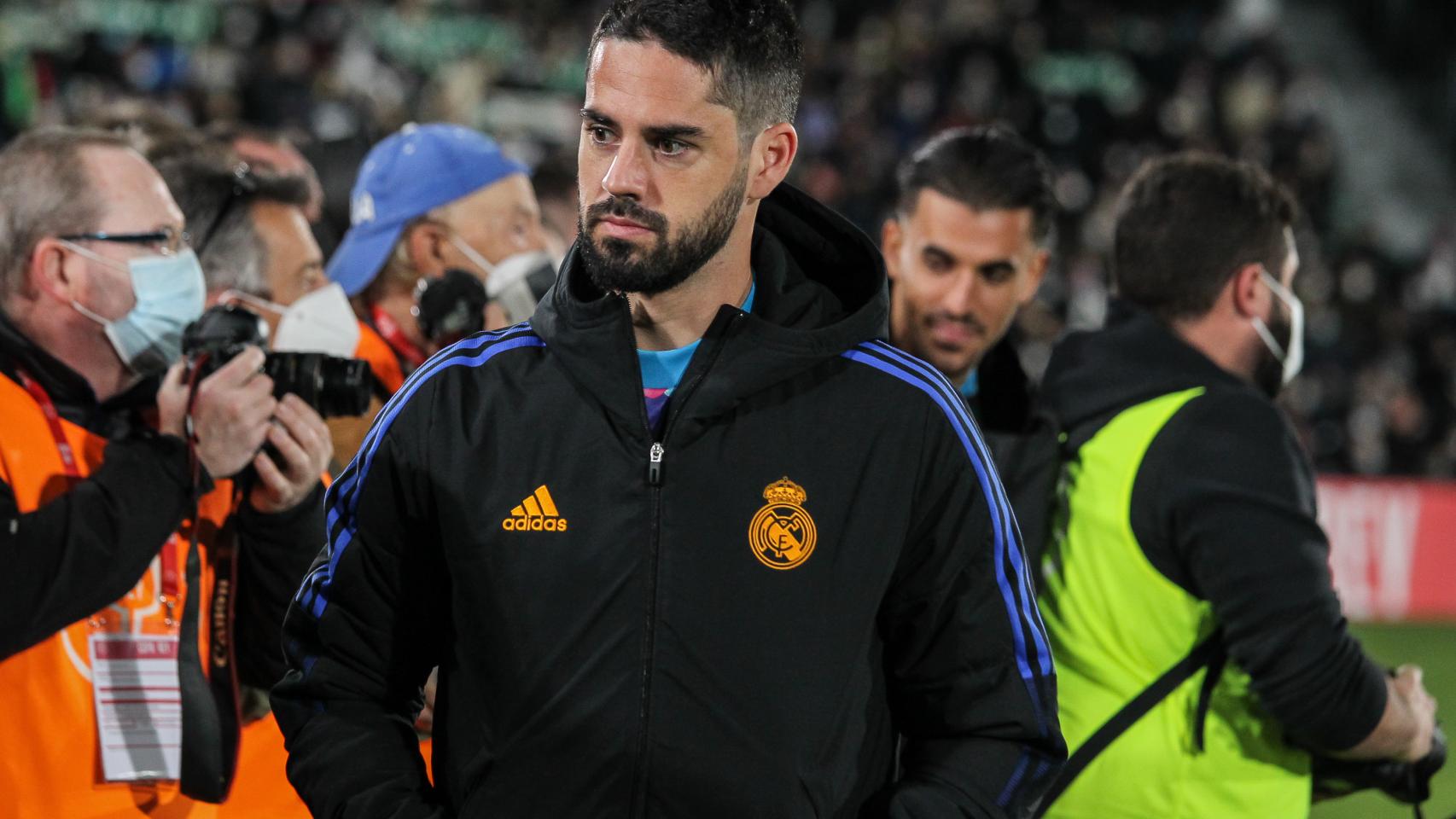 Isco Alarcón, antes de un encuentro.
