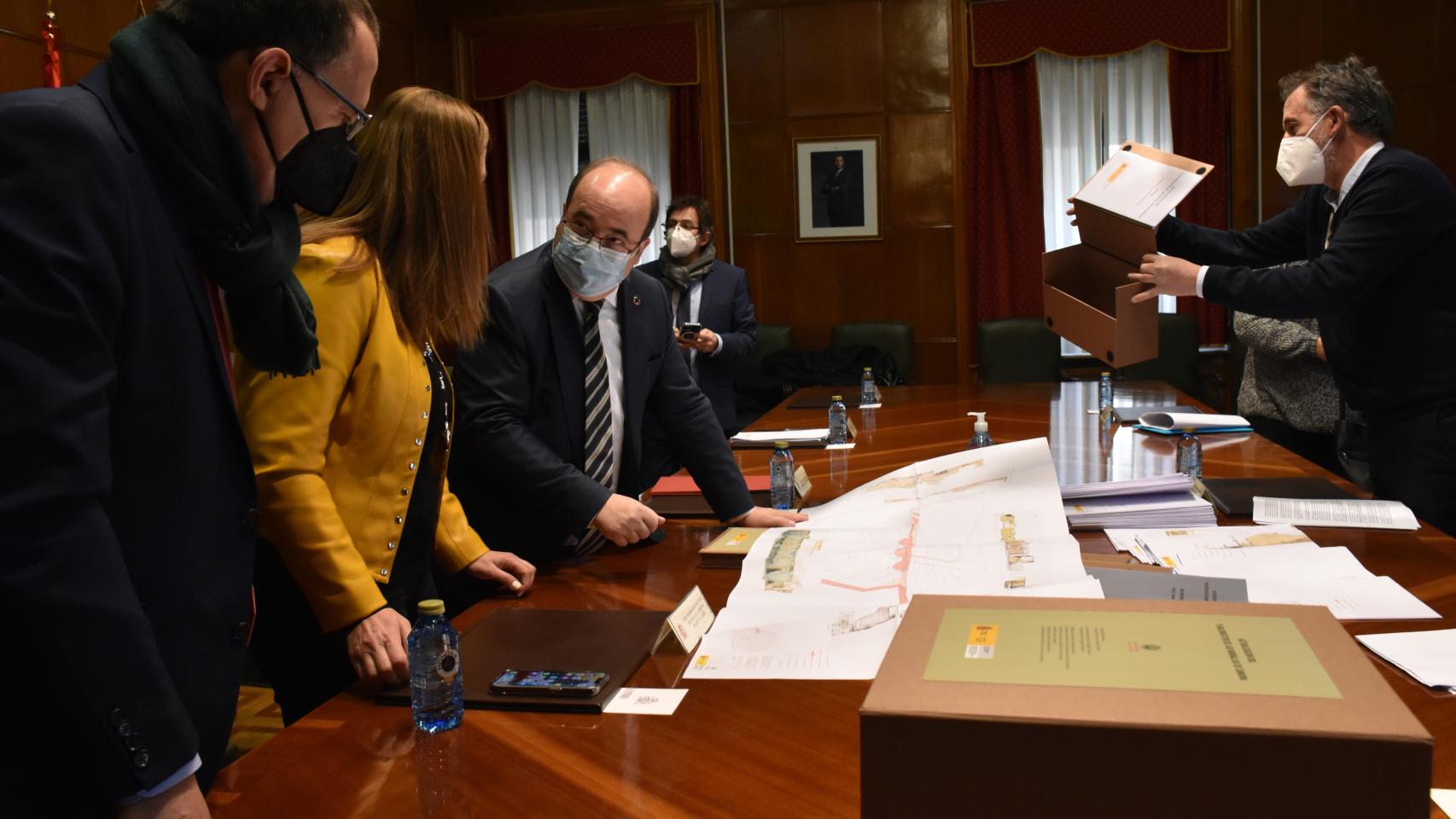 El ministro de Cultura y Deporte, Miquel Iceta en Zamora