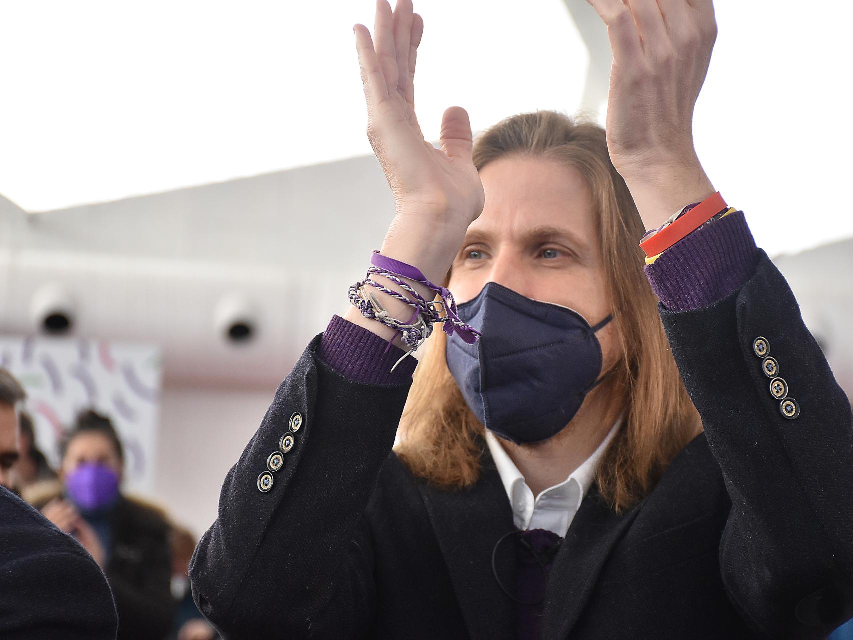 Pablo Fernández, candidato de Unidas Podemos a la presidencia de la Junta de Castilla y León