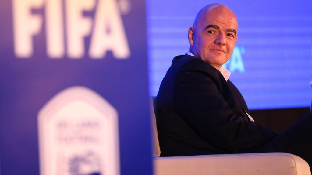 Gianni Infantino, durante un acto de la FIFA