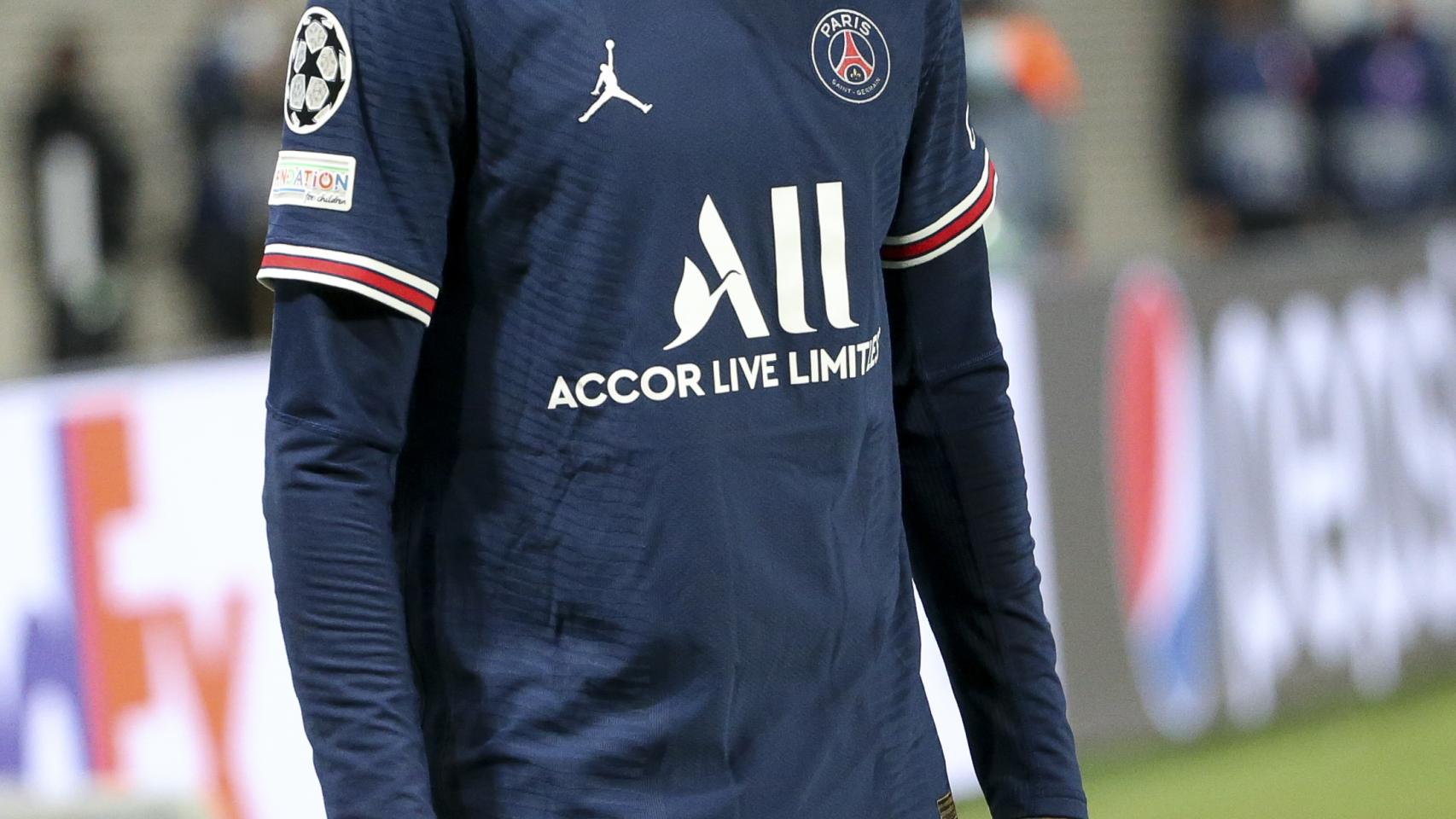Neymar Jr., en un partido del PSG de la temporada 2021/2022