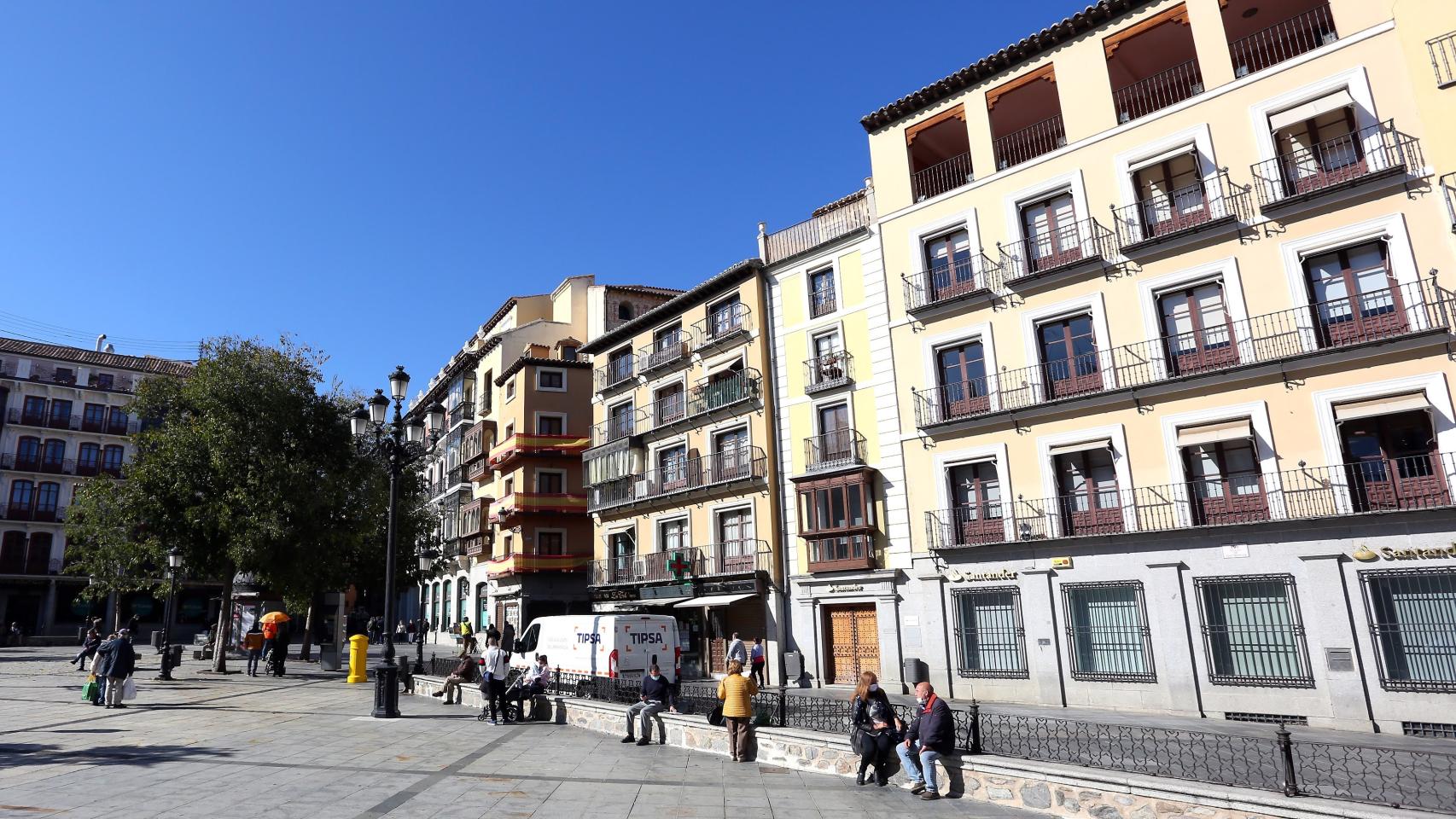La Plaza de Zocodover de Toledo.
