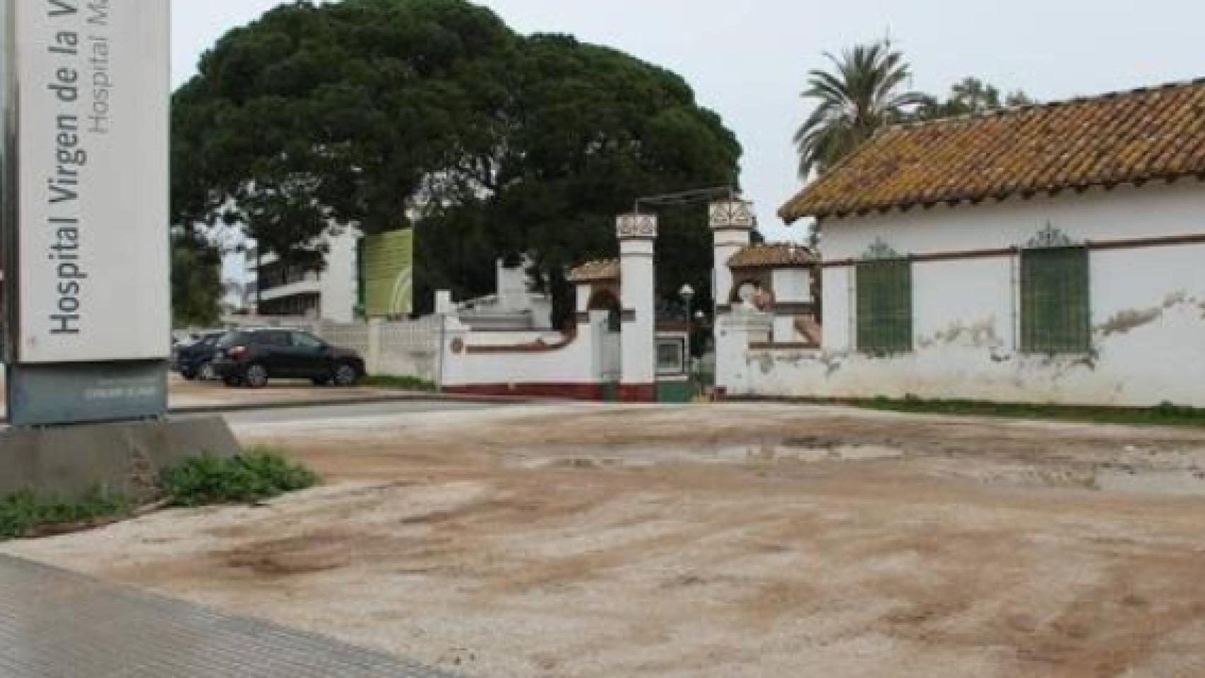 Entrada al Hospital Marítimo de Torremolinos, en Málaga.