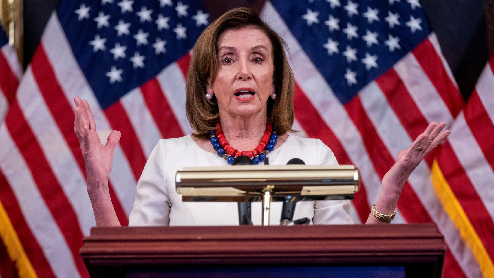 Nancy Pelosi, presidenta de la Cámara de Representantes de Estados Unidos.