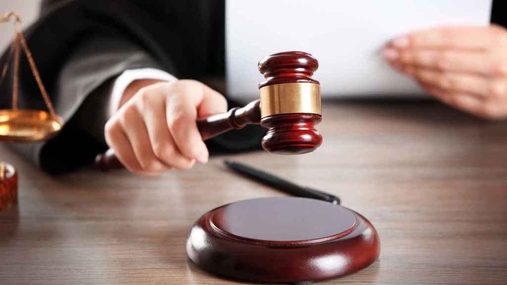 Un mallete utilizado por un juez.