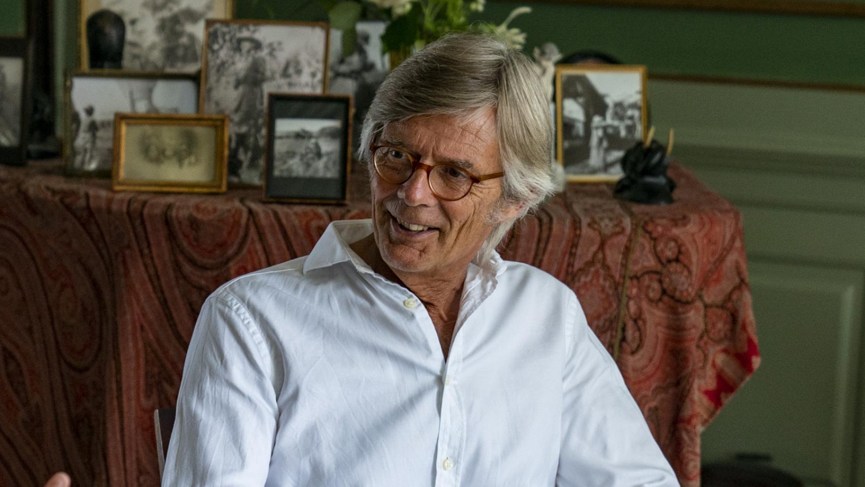 Bille August durante el rodaje del filme